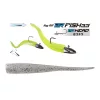 Duo Bayruf BR Fish 8,4cm S047 Shirasu Pearl Momeală Plasztic 7buc