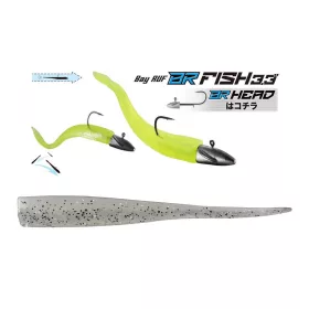   Duo Bayruf BR Fish 8,4cm S047 Shirasu Pearl Momeală Plasztic 7buc