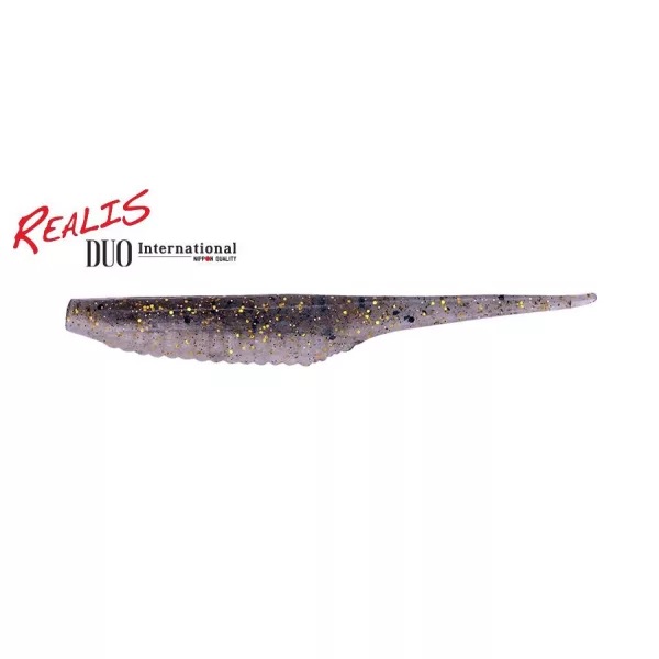 Duo Realis Versa Pintail 7,6cm F078 Gold Flash Shad Momeală plastică 10buc