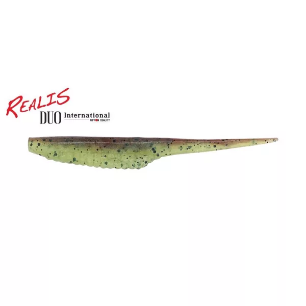 Duo Realis Versa Pintail 7,6cm F082 Green Pumpkin Chartreuse Naluci Plastic 10buc