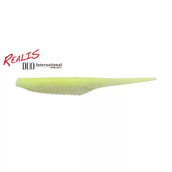 Duo Realis Versa Pintail 12,5cm F075 Chartreuse Shad Momeală din plastic 5 buc