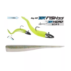   Duo Bayruf BR Fish 8,4cm F103 Electric Olive Momeală plastică 7 buc.