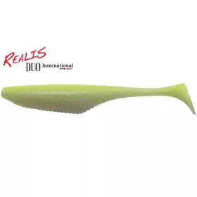   Duo Realis Versa Shad Fat 17,8cm F075 Chartreuse Shad Momeală de plastic 3 bucăți