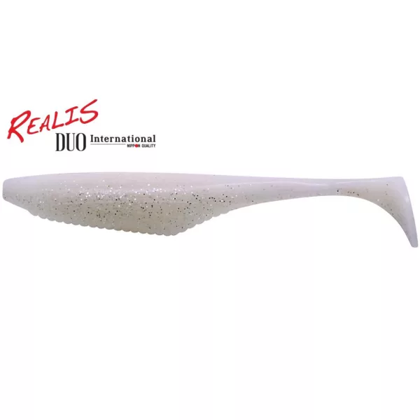 Duo Realis Versa Shad Fat 17,8cm F076 White Back Shad Momeală de plastic 3 bucăți