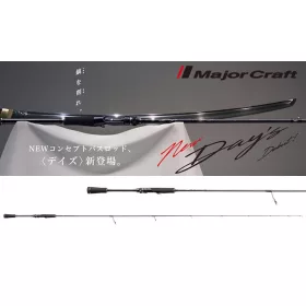   Major Craft Days DYS-69ML R,Fast 2,05m 3,5-10,5gr 2 bucăți lansetă de spinning