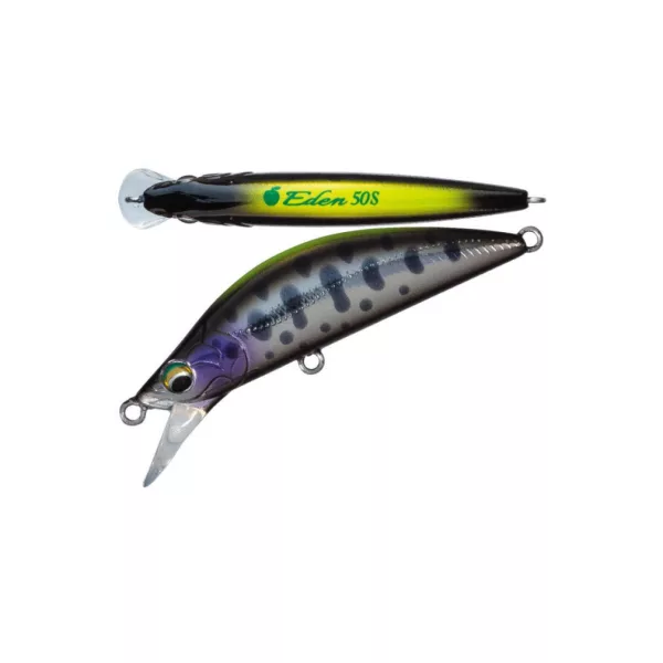 Major Craft Finetail Eden 45S 4,5cm 3,7gr #016 CM Monochrome Yamame Wobbler Scufundător