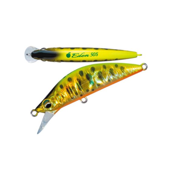 Major Craft Finetail Eden 50S 5cm 4,5gr #013 Gold Chart Yamame Wobbler Scufundător