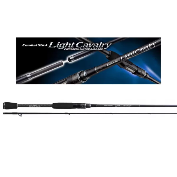 Evergreen Light Cavarly CLCS-611L 211cm 0,9-7gr 2 Bucăți Lansetă de Spinning