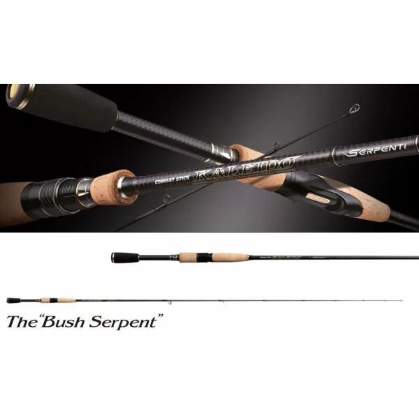 Evergreen Kaleido Serpenti TKSS-66MHST The Bush Serpent 198cm 1,8-21gr 1 Bucată Lansetă de Spinning