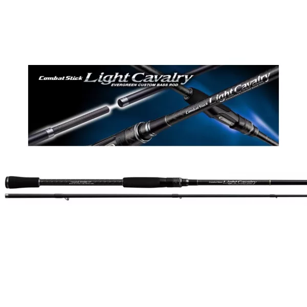 Lansetă de spinning Evergreen Light Cavarly CLCS-77MH 231cm 7-35gr 2 Piese