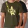 Vass-Tex Printed Fishing Khaki Póló XL