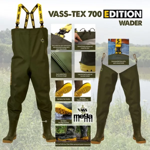 Vass-Tex 700E Melles Csizma 45
