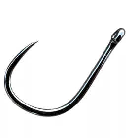   Sasame Mastery Black Nickel 2 Füles, Szakállas Bojlis Horog 8db