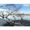 Sasame Chinu Ringed Gold 1 Füles, Szakállas Pontyozó Horog 9db
