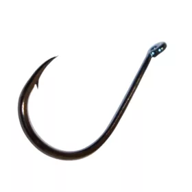   Sasame Chinu Ringed Black Nickel 1 Füles, Szakállas Pontyozó Horog 12db