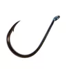 Sasame Chinu Ringed Black Nickel 8 Füles, Szakállas Pontyozó Horog 17db