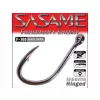 Sasame Iseama Ringed Black Nickel 2 Füles, Szakállas Pontyozó Horog 8db