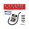 Sasame Beak Ringed Black Nickel 1 Füles, Szakállas Pontyozó Horog 8db