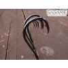 Sasame Beak Ringed Black Nickel 1 Füles, Szakállas Pontyozó Horog 8db