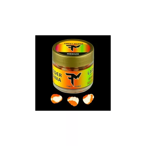 Feedermánia Larvă Air Wafters Două Tonuri M Sweet Mango Portocaliu-Alb Wafters