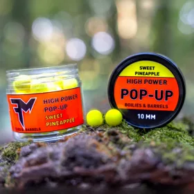   Feedermánia High Power Pop-Up Boilies & Barrels 8mm Ananas Dulce