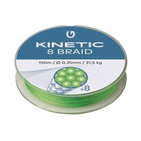 KINETIC 8 Braid 150m 0,35mm/31,5kg Fluo Green Fir împletit