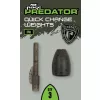 Fox Rage Predator Camo Quick Change Weights Greutăți Culisante cu Schimbare Rapidă 25gr 3buc