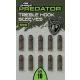 Măneci Fox Rage Predator Mijlocii din Cauciuc pentru Ancore Triplicate 10 buc