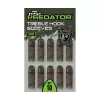 Măneci Fox Rage Predator Mari din Cauciuc pentru Ancore Triplicate 10 buc