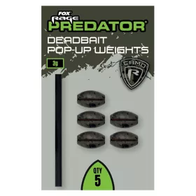  Fox Rage Predator Camo Deadbait Pop-up Weights Greutate pentru Forfac 3gr 5 buc
