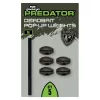 Fox Rage Predator Camo Deadbait Pop-up Weights Greutate pentru Forfac 5gr 5 buc