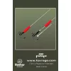 Măneci Fox Rage Predator Roșii Mari din Cauciuc pentru Ancore Triplicate 10 buc