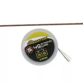 Fox Rage Predator 19-S Coated Wire 10m 12kg Sârmă de oțel