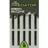 Fox Rage Predator Green Silicone Tub de silicon 10buc