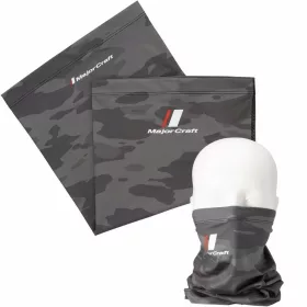   Major Craft UV-Cut Face Guard Gri închis Camo Bandană tubulară