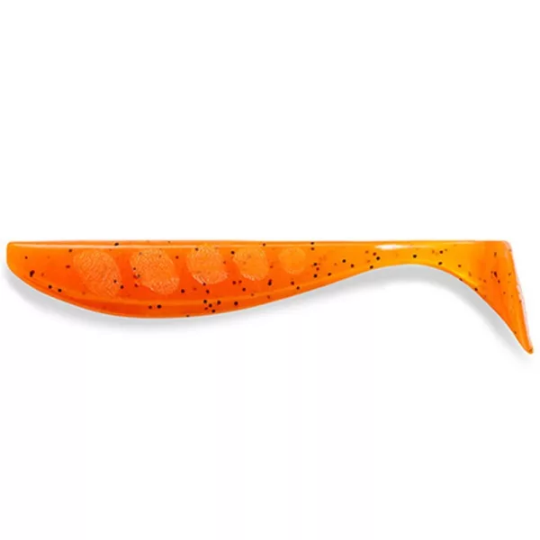 FISHUP Wizzle Shad 5,08cm (10pcs.), #049 - Orange Pumpkin/Black Nălucă din plastic
