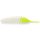 FISHUP Tanta 3,81cm (10pcs.), #131 - White/Hot Chartreuse Nălucă artificială din plastic