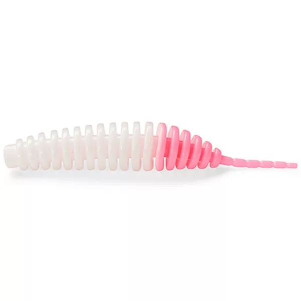 FISHUP Tanta 6,35cm (8pcs.), #132 - White/Bubble Gum Naluci de plastic