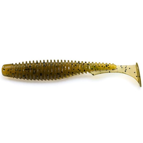 FISHUP U-Shad 5,08cm (10buc.), #074 - Sămânță de Dovleac Verde Momeală artificială din plastic