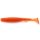 FISHUP U-Shad 5,08cm (10buc.), #049 - Orange Pumpkin/Black Naluci din plastic