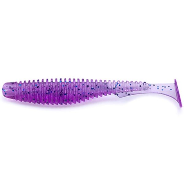 FISHUP U-Shad 6,35cm (9buc.), #014 - Violet/Blue Naluci din plastic