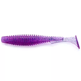   FISHUP U-Shad 7,62cm (9buc.), #014 - Violet/Albastru Nalucă din plastic