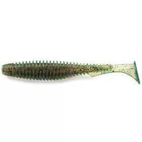   FISHUP U-Shad 7,62cm (9buc.), #017 - Motor Oil Pepper Nalucă din plastic