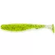 FISHUP U-Shad 7,62cm (9buc.), #055 - Chartreuse/Negru Nalucă din plastic