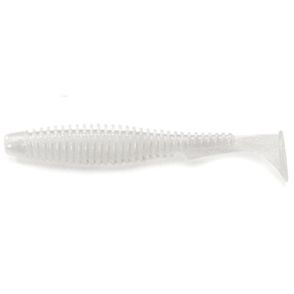 FISHUP U-Shad 7,62cm (9buc.), #081 - Pearl Nalucă din plastic