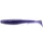 FISHUP U-Shad 7,62cm (9buc.), #060 - Violet Închis/Păun & Argintiu Nalucă din plastic