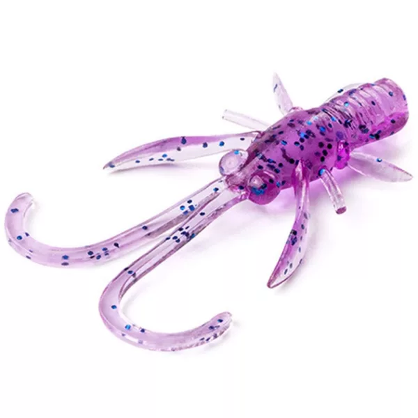FISHUP Baffi Fly 3,81cm (10buc.), #014 - Violet/Blue Momeală artificială din plastic