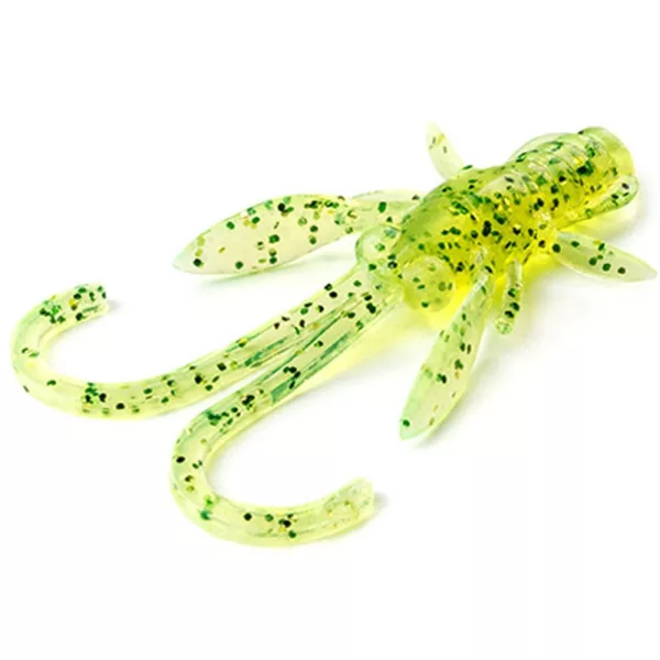 FISHUP Baffi Fly 3,81cm (10buc.), #026 - Flo Chartreuse/Green Momeală artificială din plastic