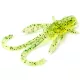 FISHUP Baffi Fly 3,81cm (10buc.), #026 - Flo Chartreuse/Green Momeală artificială din plastic