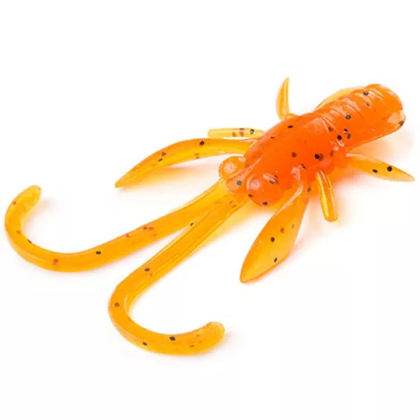 FISHUP Baffi Fly 3,81cm (10pcs.), #049 - Orange Pumpkin/Black Nalucă artificială din plastic